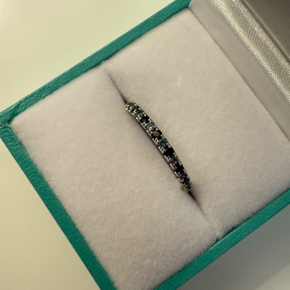 Sapphire and topaz ring - Picture 5 of 6